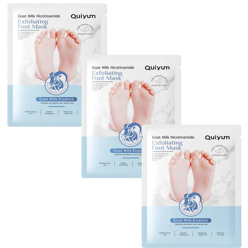 Exfoliating Foot Peel Mask Kit – 3 Pairs for Baby-Soft Feet