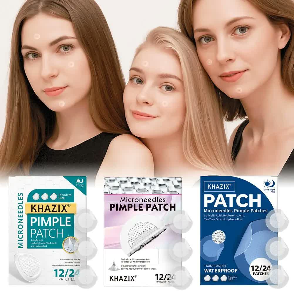 Microdart Pimple Patch Kit – 36 Dissolving Microneedle Patches for Deep Blemishes